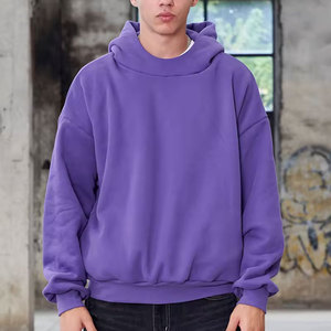 Sudadera con capucha de gran tamaño de moda para hombres y mujeres Casual Hip Hop de gran tamaño Drop Shoulder Private Label Vintage Acid Wash Hoodie Pullover - Product Image 5