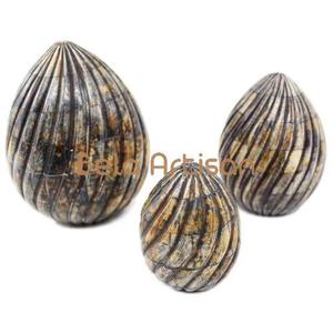 Boules décoratives en mosaïque de résine, disponibles dans toutes les tailles et couleurs, boules de décoration pour la maison, sculpture décorative en os incrusté - Product Image 3