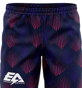 Short de bain court pour homme Sublimation tissée avec deux poches profondes à l'ourlet latéral Short de plage basique en polyester 6XL - Product Image 5
