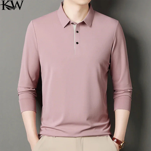 Camiseta de Manga Corta para Hombre con Logotipo Personalizado OEM, Corte Casual, Algodón, Bolsillo Sólido, Ropa Casual de Negocios para Otoño y Primavera - Product Image 6