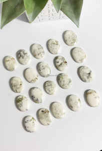 Wholesale Polished Dendritic <b>Opal</b> Palmstone Natural Reiki Meditation Gemstone Love Style Feng Semi-Precious Stone Crafts Carved - Product Image 4