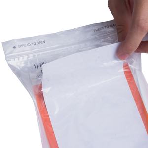 نقل العينات مع الحقيبة الخلفية مع علامة المخاطر البيولوجية/كيس بلاستيك طبي مخصص من البولي إيثيلين للمخاطر البيولوجية - Product Image 6