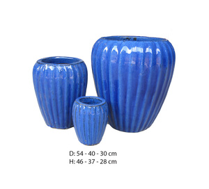 Macetas de Cerámica Esmaltada de Diseño Moderno, Juego de Macetas para Plantas, Decoración del Hogar, Suministros de Jardinería, Uso en Interiores, con Drenaje - Product Image 4