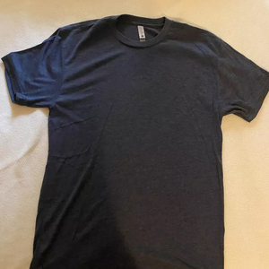 Camisetas Personalizadas con Logotipo Frontal y Trasero, Camiseta de Cuello Redondo Next Level Triblend, Camiseta Lisa Personalizada Muy Suave 6010 Tri-Blend - Product Image 1