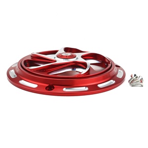 ฝาครอบเครื่องยนต์อะลูมิเนียม CNC สำหรับรถมอเตอร์ไซค์ พร้อมพัดลมระบายความร้อนแบบหมุนได้ อุปกรณ์ป้องกันหม้อน้ำ สำหรับ Vespa Sprint Primavera 150 - Product Image 6