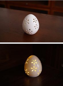 Easter Egg Figurine rosa uovo lampada a LED per feste bomboniere con foro di fiori <span class=keywords><strong>Design</strong></span> unico regalo di pasqua decorazione per la casa - Product Image 6