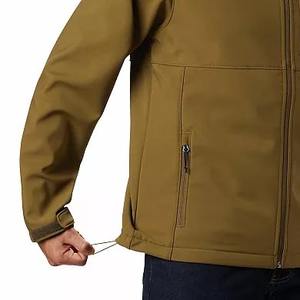 Veste Softshell Personnalisée Nouveau Design Vêtement de Travail d'Hiver Coupe-Vent à Capuche et Fermeture Éclair Veste d'Extérieur pour Hommes - Product Image 2