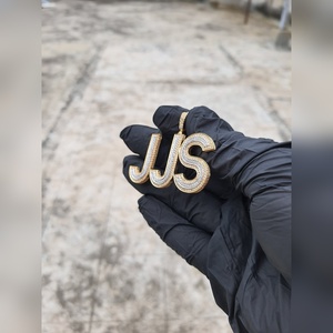 Elegant 925 Sterling Silver Silver Plated Moissanite Pendant CP004 <b>S</b> M VVS2 Brilliant Charm Jewelry Unisex Trendy Party - Product Image 2