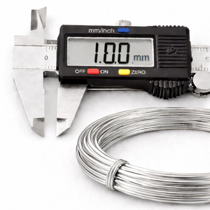 Chakralume 925 <b>Silver</b> Plated 1mm Jewelry Making Craft <b>Wire</b> Strong DIY Supplies Wholesale OEM Supplier Length 1 Ft. 30cm Roll - Product Image 3