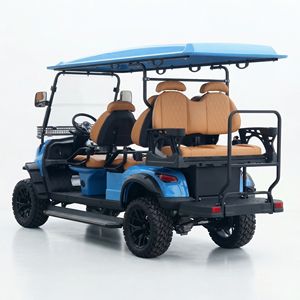 Carrito de Golf Eléctrico de 6 Plazas, Batería de Litio de 210 Ah, Motor de 5 kW, Autonomía de 70 Millas, Carrito Utilitario LSV con Pantalla LCD, Bluetooth y CarPlay - Product Image 4