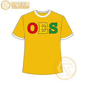 T-shirt Ordre de l'étoile de l'Est en gros Vêtements en jersey de coton T-shirt OES respirant de haute qualité Vêtements grecs pour femmes - Product Image 4
