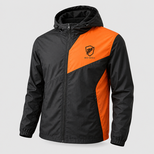 <b>Reversible</b> Stand Mens Waterproof Windbreaker <b>Jackets</b> 100% Polyester Winter Outdoor Windbreaker <b>Jacket</b> Breathable Casual Cold - Product Image 1