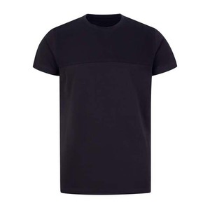 100% T-shirts pour hommes en coton biologique de haute qualité respirant col rond taille personnalisée fabriqué avec du polyester/fibre de bambou - Product Image 1