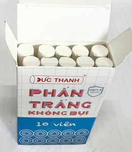 10pcs/box Factory Direct Selling Clean School Dustless White Color <b>Chalk</b> for Office Stationery School Supplies - Product Image 1