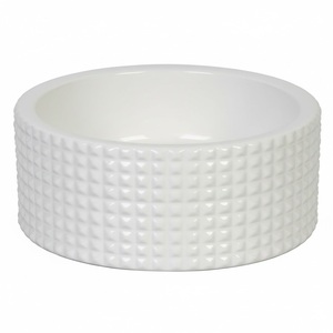 Bol pour animaux de compagnie en acier inoxydable avec finition cuivre antique de luxe, motif en relief, bol pour nourriture pour chien, fabricant en gros - Product Image 3