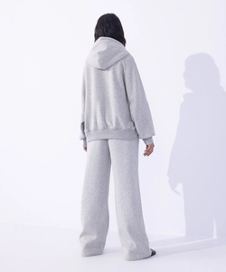 Sweat-shirt pour femme à prix raisonnable, produit haut de gamme, fabriqué au Pakistan, sweat-shirt gris surdimensionné, coupe décontractée, mélange de coton doux, streetwear moderne - Product Image 6