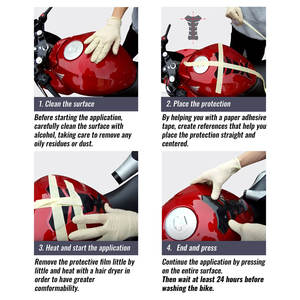 Adesivo Decorativo 3D per Serbatoio YAMAHA con Logo Racing, Modello 8016408180895 - Product Image 3