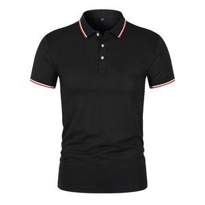 Etiqueta privada personalizada para hombres para Polos manga corta 100% algodón suave transpirable uniforme corporativo OEM servicio Jersey carta - Product Image 1