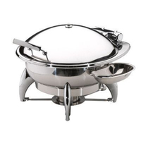 Fabricant de matériel de restaurant traiteur commercial Chauffe-plats en métal pour buffet de mariage Ensemble de chauffe-plats en acier inoxydable pour buffet
