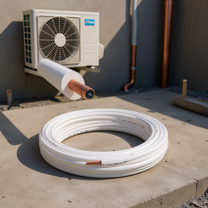 Rollo de 10 m de Tubería de Cobre Aislada y Recubierta de 3/8 para Aire Acondicionado - Product Image 2