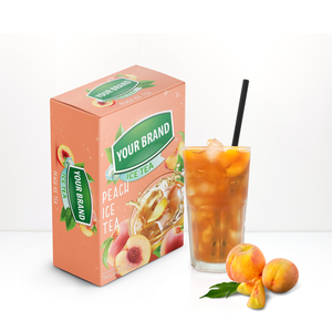 Suministro Directo de Fábrica, Polvo para Bebida Instantánea, Té de Frutas Multisabor, 10gr 15gr por Sobres, Cajas Personalizadas con Logotipo, Empaque Melón - Product Image 5