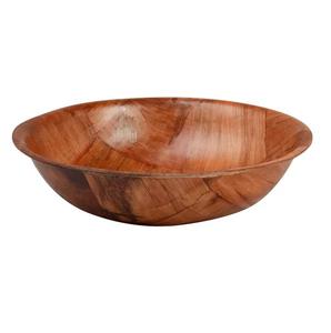 Bol en bois d'acacia de qualité supérieure Bol en bois fait à la main personnalisable et durable de l'Inde à vendre. - Product Image 1