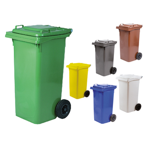 Contenitore per Rifiuti Portatile 'ottanta' 240 Lt - 73 X 58 X 106 Cm Blu - Product Image 1