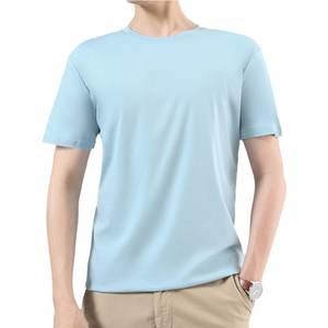 Unisex Fine Jersey <b>T</b>-<b>Shirts</b> 100% Ring-Spun Cotton Plain Solid Tees, Bulk Wholesale <b>Packs</b> - Product Image 4
