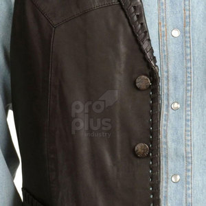 Fall Winter <b>Men</b> Sleeveless Genuine Leather <b>Vest</b> High Quality Outer Wear Casual Breathable - Product Image 4