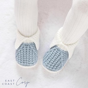Botines de bebé de punto acogedor para recién nacidos, primeros andadores transpirables, diseño occidental suave para niños y niñas para Otoño e Invierno - Product Image 4