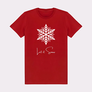 <b>Men's</b> Casual Solid Color Short Sleeve <b>Christmas</b> <b>T</b>-<b>Shirt</b> Reindeer Digital Print 180 Grams Comfortable Breathable Eco-Friendly - Product Image 1