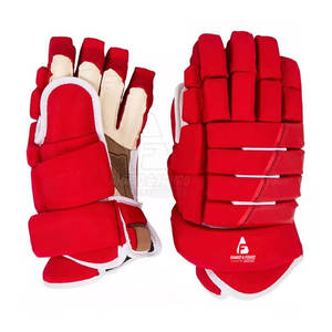 Gants de hockey sur glace en cuir de haute qualité, les plus vendus, légers, antidérapants, à doigts complets, avec fermeture auto-agrippante – Offre Spéciale - Product Image 4