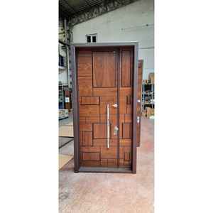 ประตูเหล็กไม้หรูหรา ABSDOOR ZENITH สำหรับทางเข้าบ้าน ความปลอดภัยสูง ฉนวนกันความร้อนเหนือระดับมาตรฐาน ป้องกันได้สูงสุด ผลิตในตุรกี - Product Image 3