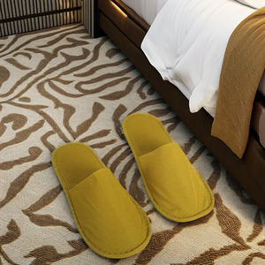 Pantuflas Desechables Ecológicas de Tela No Tejida al por Mayor para Fabricantes, Artículos de Hotel Portátiles para el Hogar, Hostelería, <span class=keywords><strong>Hoteles</strong></span> y Alojamientos - Product Image 6