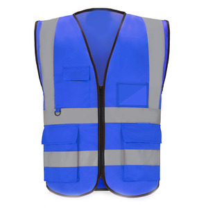 Chaleco de Seguridad de Alta Visibilidad con Bolsillo para Teléfono y Identificación, Chaqueta de Seguridad para Construcción para Hombre - Product Image 1