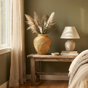 Jarrón de Mesa Minimalista, Ecológico, Hecho a Mano, Duradero, de Ratán y Bambú de ECONA para Decoración - Product Image 2