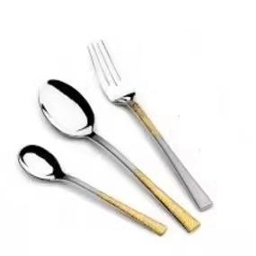 Juego de cubiertos de acero inoxidable Juego de cubiertos Artesanía antigua Juego de cubiertos de mesa de lujo decorativo con espejo - Product Image 4