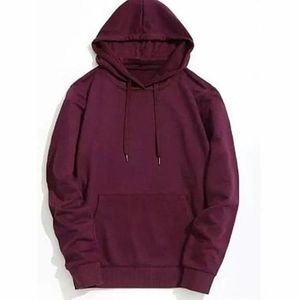 Sudadera con Capucha de Forro Polar Transpirable de Moda para Invierno, Cómoda Mezcla de Poliéster/Algodón, Diseño Bordado y con Cuentas, Bolsillo con Estampado Digital - Product Image 5
