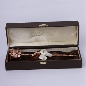 Rosas metálicas doradas de calidad superior hechas a mano, arreglo floral seco ecológico, calidad de exportación duradera para Halloween - Product Image 1