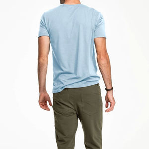 T-shirt homme 2026 100% coton à manches courtes, col doux et confortable, broderie personnalisée, impression sérigraphique, faible MOQ à prix abordable - Product Image 3