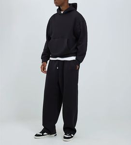 Ensemble de survêtement unisexe streetwear pour homme, jogging, sweat-shirt oversize, polyester/coton, lavage à l'acide, impression personnalisée, jogging - Product Image 3