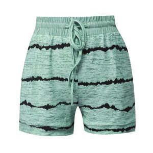 Shorts en toile respirants et sportifs pour jeunes adultes, pour femmes, taille mi-haute, taille élastique, doux, confortables, vêtements de sport, shorts de détente - Product Image 5