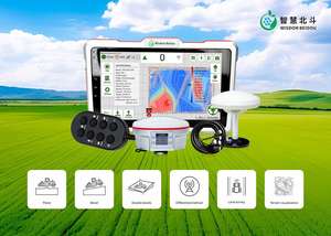 Sistema de Nivelación de Terreno GPS RTK, Nivelador Satelital, Niveladora Agrícola, Bisel Doble, Encastre de Dos Canales, Caja de Engranajes Motorizada, Precisión de 2.5 cm - Product Image 3