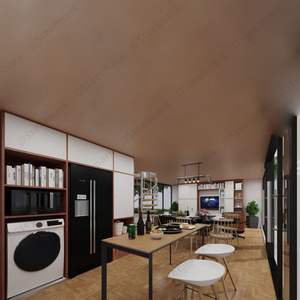 Villa Modulaire Préfabriquée Haute Qualité de 20 et 40 Pieds Entièrement Meublée, pour Habitation, Type Cabine Apple - Product Image 5