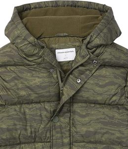 แจ็กเก็ตขนเป็ดแจ็คการ์ดผู้ชายโอเวอร์ไซส์มีซิปคอตั้งตั้งตั้งทรงสูงใหญ่กันน้ำ - Product Image 5