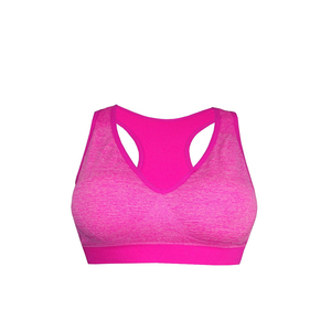 Front zip sports <b>bra</b> with removable pads and racerback support for women high impact fitness running yoga gym workout wear - Product Image 1