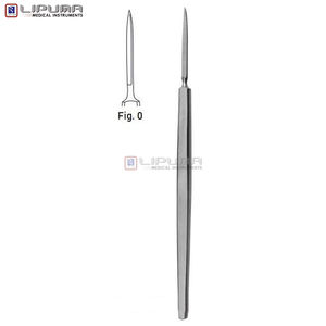 Couteau à cataracte GRAEFE, instruments chirurgicaux médicaux historiques, extraction linéaire de la cataracte, dissection de la lentille cristalline, couteau GRAEFE - Product Image 1