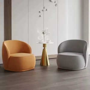 Fauteuil d'appoint moderne de designer nordique rembourrage en velours confortable salon élégant pour animaux de compagnie pour accessoires intérieurs - Product Image 3