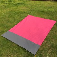 2*1.4m tente extérieure matelas poche Camping pique-nique tapis Portable plage couverture étanche à l'humidité pelouse plage lit équipement