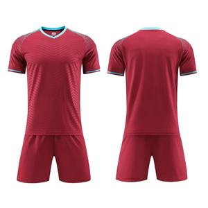 Conjunto de Camiseta de Fútbol de Manga Corta para Hombre, Uniforme de Fútbol para Adultos, Camiseta de Fútbol Azul para Niño, Nombre Personalizado, Número DIY - Product Image 1